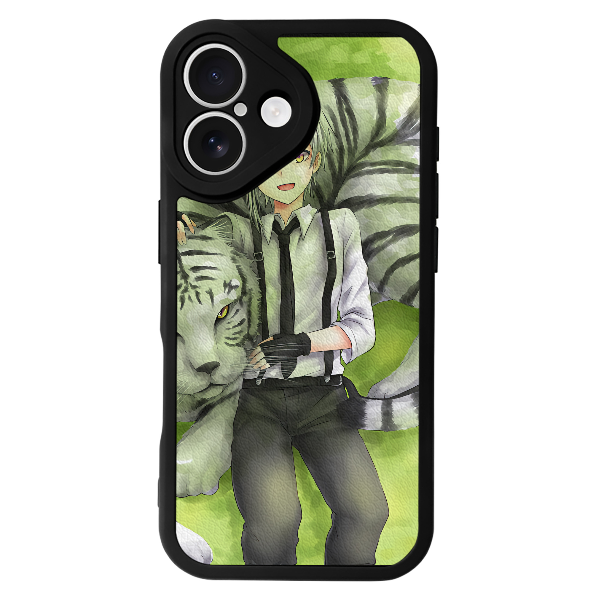 （画像用） 文豪ストレイドッグス Bungo Stray Dogs 【iPhone 16シリーズ対応】シリコンスマホケース（レザー調） 材質：シリコン